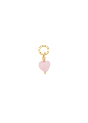 French mini heart pendant Powder Pico 
